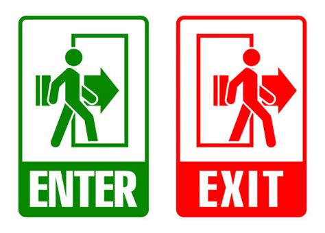 Exit Sign Clip Art