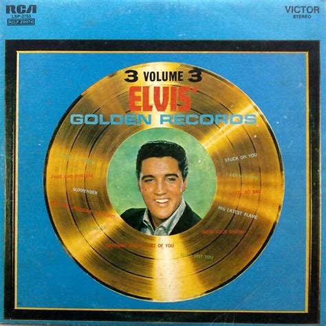 Elvis golden records volume 3 Elvis Presley アルバム