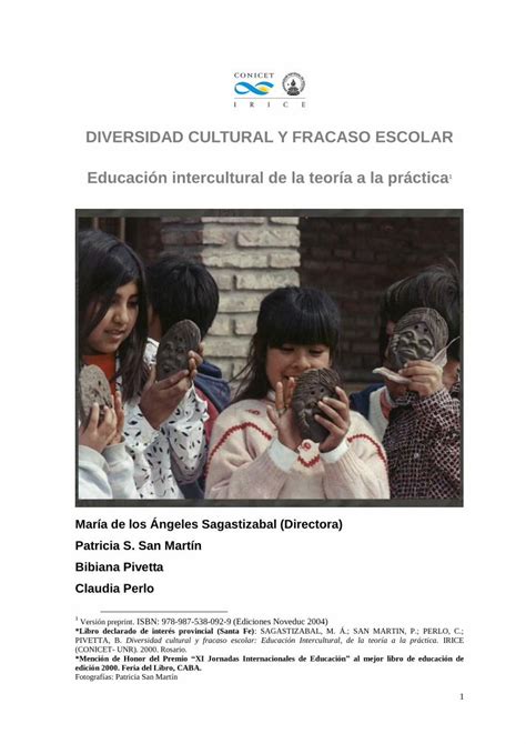 Pdf Diversidad Cultural Y Fracaso Escolar Educaci N Surgi As