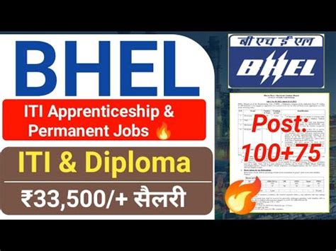 BHEL New Recruitment 2023 BHEL Bhopal Apprenticeship Jobs Vacancy