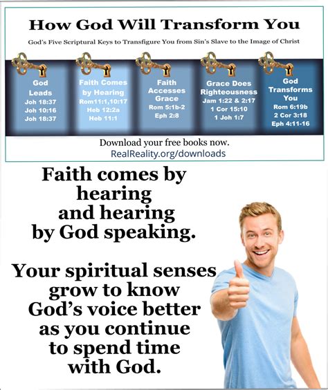 Your Spiritual Senses Grow To Know Gods Voice Better As You Continue