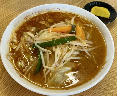 みそラーメンの店 峰＠青森県弘前市和徳町にて手打みそラーメンをオーダー！にんにくガツンな激熱スープが最高の王林ちゃん推し味噌ラーメン♪