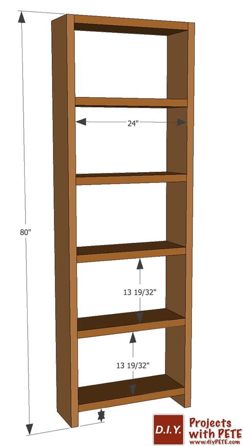 Diy Simple Bookshelf Plans Bookshelves Diy Simple Bookshelf