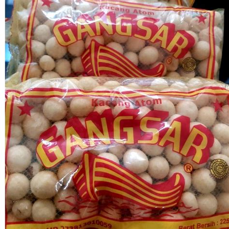 Jual KACANG ATOM GANGSAR 2 Pack Shopee Indonesia