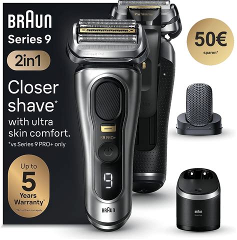 BRAUN Series 9 Pro 9597cc 5 Jahre Garantie und 50 Cashback möglich