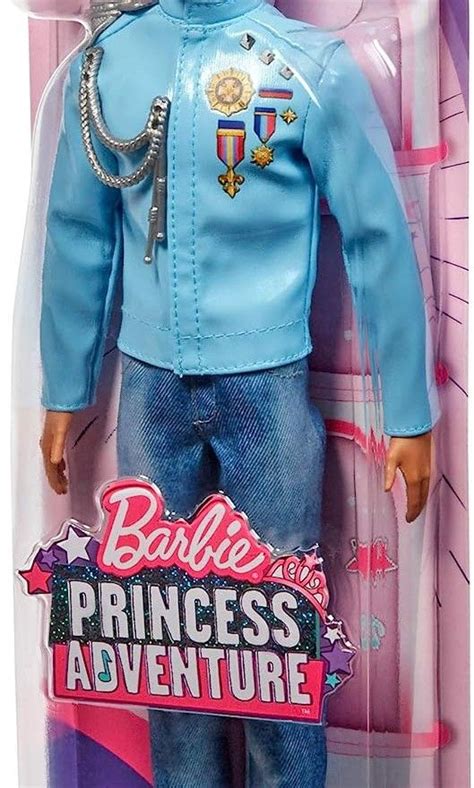 Barbie Princess Adventure Prince Ken Doll 12 Inch Wearing Jacket Jeans And Crown Makes A