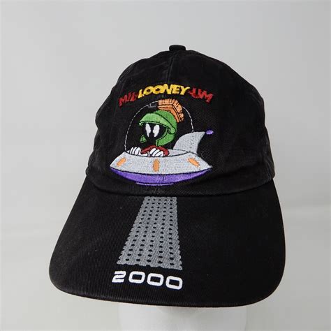 Vintage 1999 Looney Tunes Marvin The Martian Snapback Gem