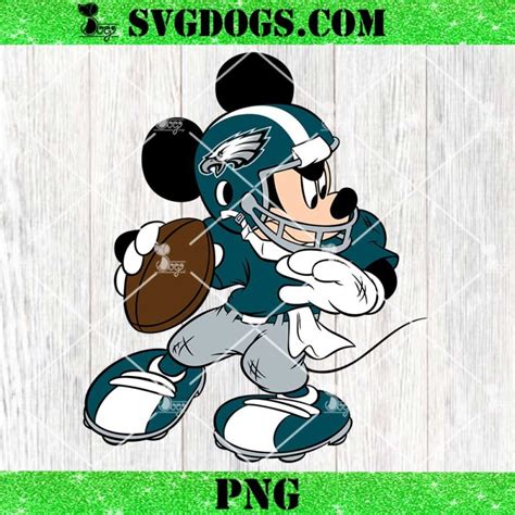 Mickey Mouse Philadelphia Eagles Football Png