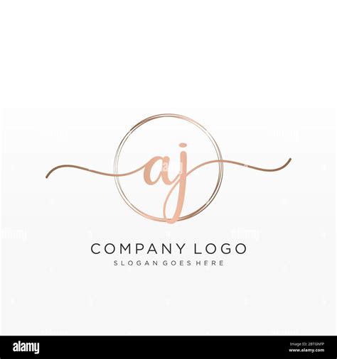 Aj Initials Logo Cut Out Stock Images Pictures Alamy