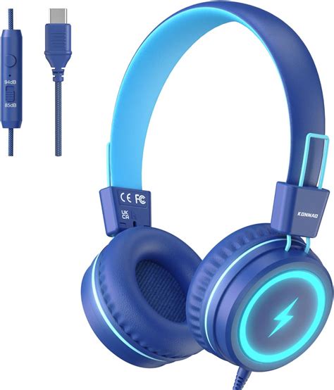 Konnao Kid Headphones For School Usb Type C Kids Headphone