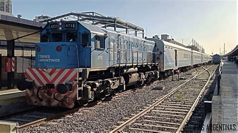 EMD G22 A712 Con El Tren N280 Rosario Expreso Llegando A Retiro Con