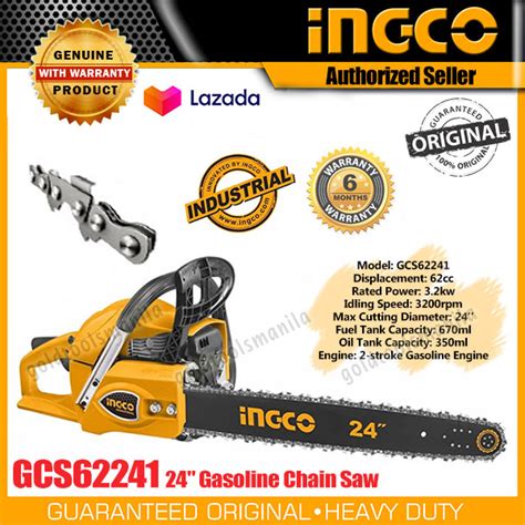 Ingco Gasoline Chainsaw Ubicaciondepersonas Cdmx Gob Mx