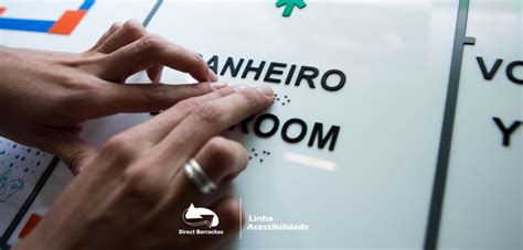 Placa Braille E Mapa T Til Melhores Ofertas De Sinaliza O Em Braille