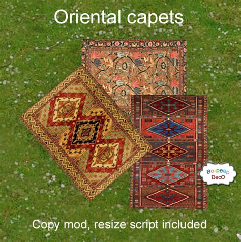 Second Life Marketplace Oriental Carpets