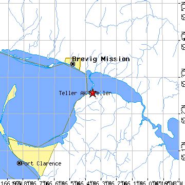 Teller, Alaska (AK) ~ population data, races, housing & economy