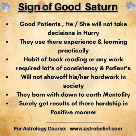 Understanding The Positive Influence Of Saturn