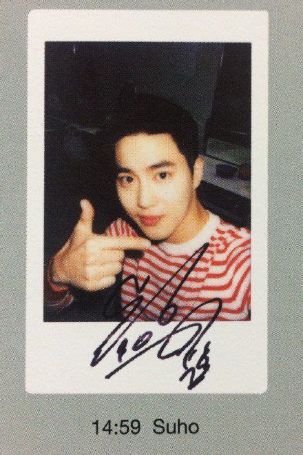 Suho EXO L Japan Offical Book Polaroid Cr Night In Day Exo Ot12