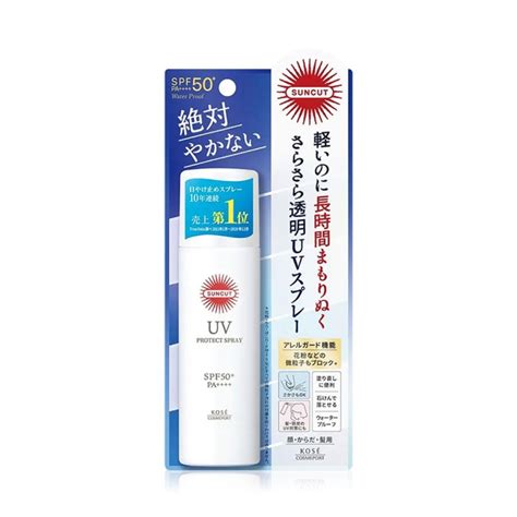 Kose Suncut Uv Protect Spray Water Proof Spf Pa