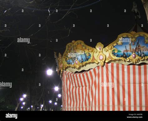 fair ground at night Stock Photo - Alamy