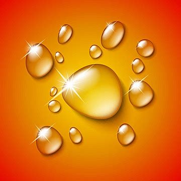 Transparent Water Drop Closeup Surface Background Vector Closeup