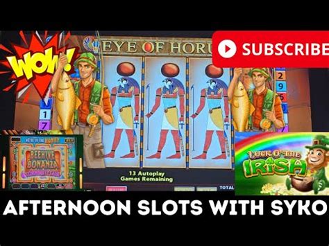 AFTERNOON SLOTS FISHING FRENZY GENIE JACKPOTS EYE OF HORUS MORE