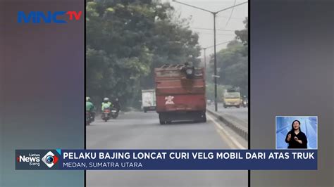 Viral Aksi Bajing Loncat Curi Velg Mobil Di Medan 2 Pelaku Ditangkap