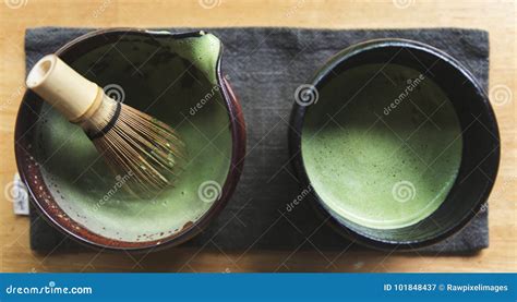 Traditional Japanese Matcha Green Tea Stock Image - Image of food ...