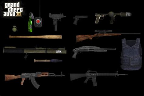 Gta 3 Gta 3 Hd Weapons Mod