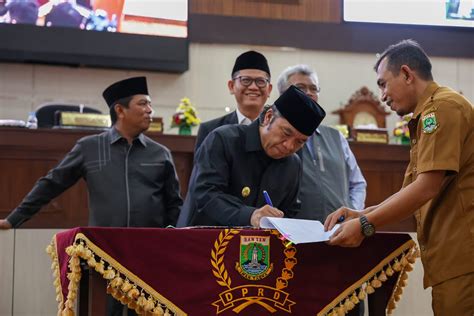 Perubahan Kebijakan Umum Apbd Ta Pj Gubernur Banten Al Muktabar