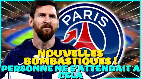 Urgent Lionel Messi Choisit De Quitter Le Football EuropÉenpsg News