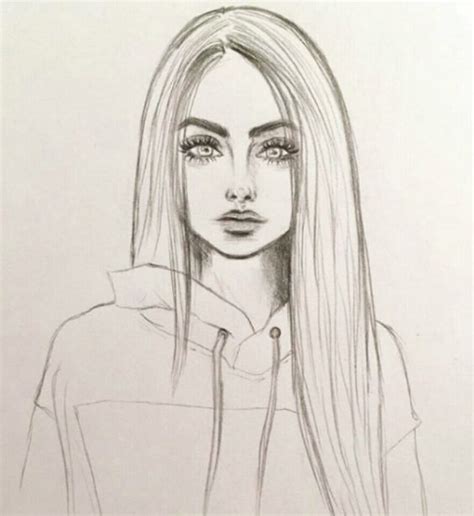 Disegni A Matita Di Ragazze Tumblr Art Drawings Sketches Drawing