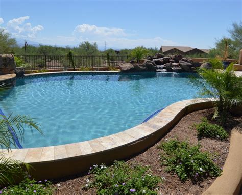 Custom Swimming Pool Construction In Scottsdale Arizona Peak One Builders