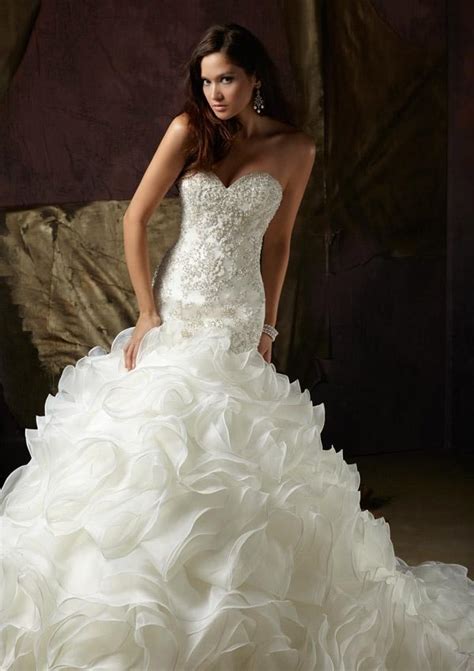 Wanweier Wedding Dresses And Prices Cheap Diamante Beaded Net And