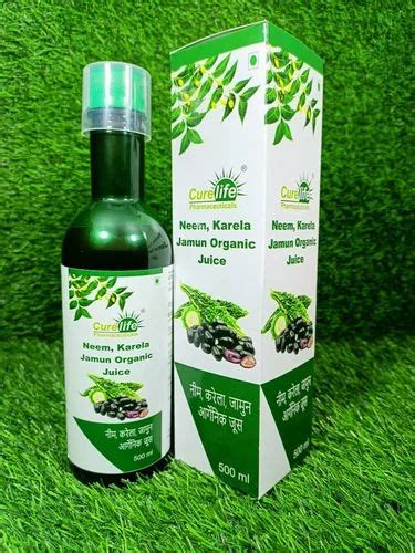 Neem Karela Jamun Organic Juice Ml Packaging Type Bottle At Rs