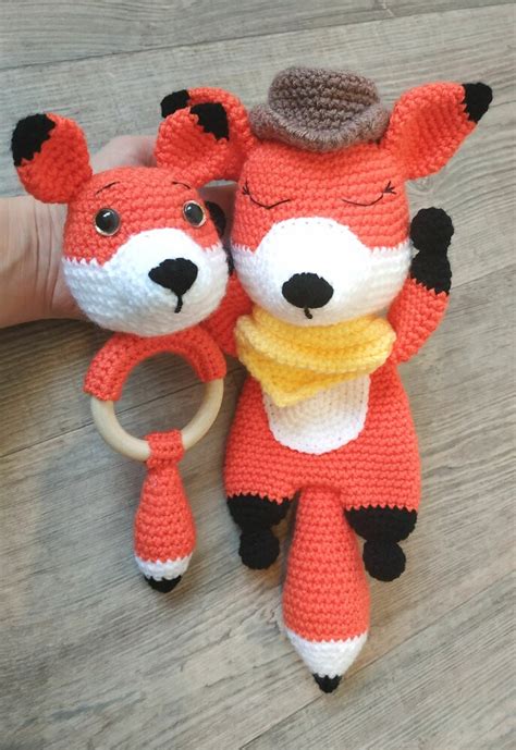 Tutoriel Patron Crochet Doudou Et Hochet Renard Pdf Fr