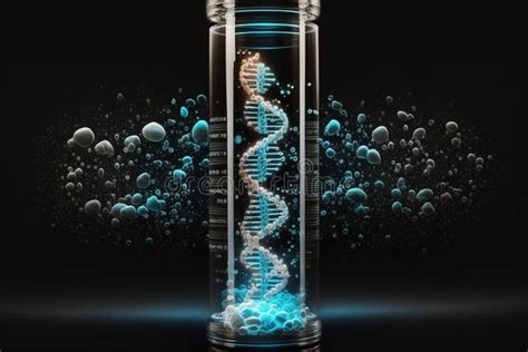 DNA Sequencing Background. Generative AI Stock Illustration ...