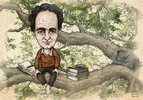 Italo Calvino -caricature by Kyriakos Mauridis | USEUM