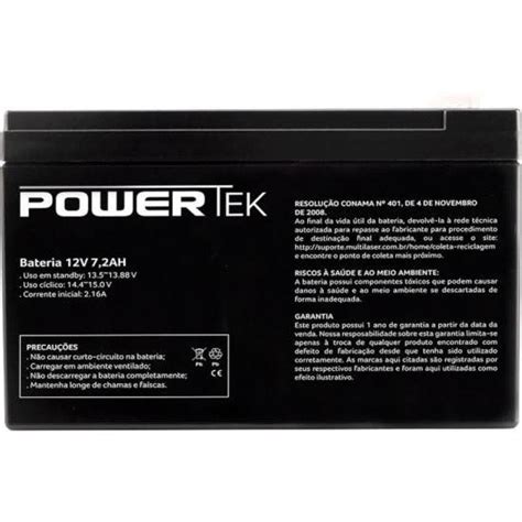 Bateria Selada Powertek Tecnologia E Performance Grupo Grx Ltda