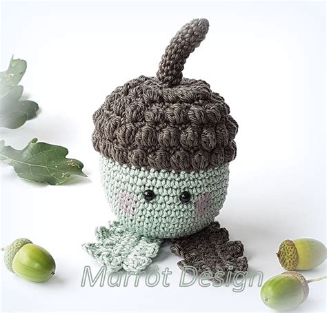 Haken Gratis Patroon Nederlands Amigurumi Eikeltje Herfst