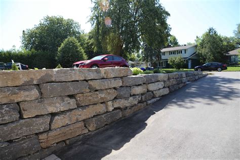 Armour Stone Accent Piece Borders Walls A Z Interlock Ottawa