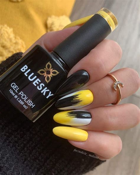 68 Vibrant Yellow Nail Designs To Freshen Up Your Summer Nails