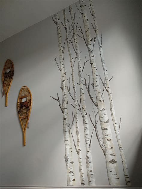 Painted A Birch Tree Mural In My Bedroom By Hand Check More At Https