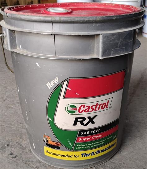 Castrol Rx Sae 10w Hydraulic Oil Unit Pack Size Bucket Of 20 Litre At