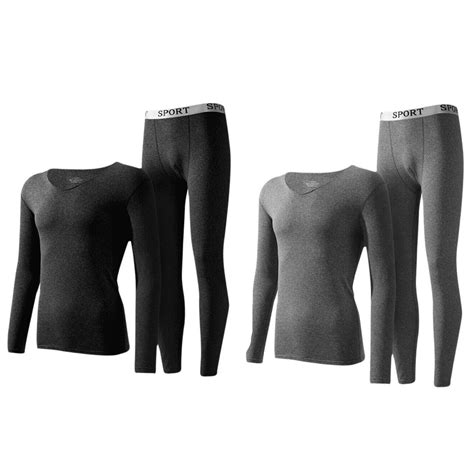 Mens Thermal Underwear Set Soft And Warm Underwear For Men Thermal Base Layer For Cold Weather