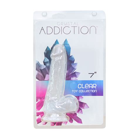 Crystal Addiction 7 Inch Clear Dildo Lauvette