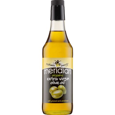 Meridian Organic Unrefined Olive Oil Extra Virgin Ml Meridian Foods