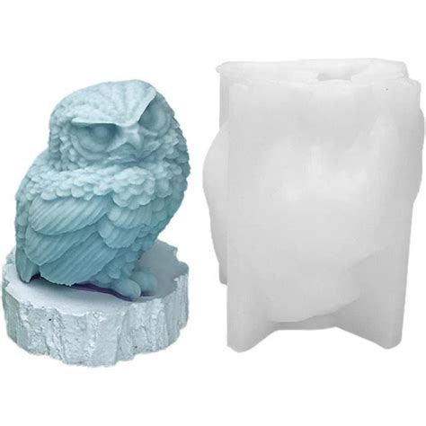 Moule Bougie Hibou Moule Bougie En Silicone Hibou D Facile