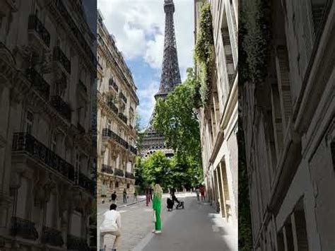 Paris Eiffel Tower Rue de l Université YouTube