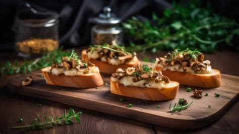 Crostini Aux C Pes La Recette D Une Entr E D Automne Savoureuse Et