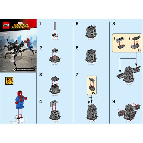 LEGO Spider Man Vs The Venom Symbiote Set 30448 Instructions Comes In